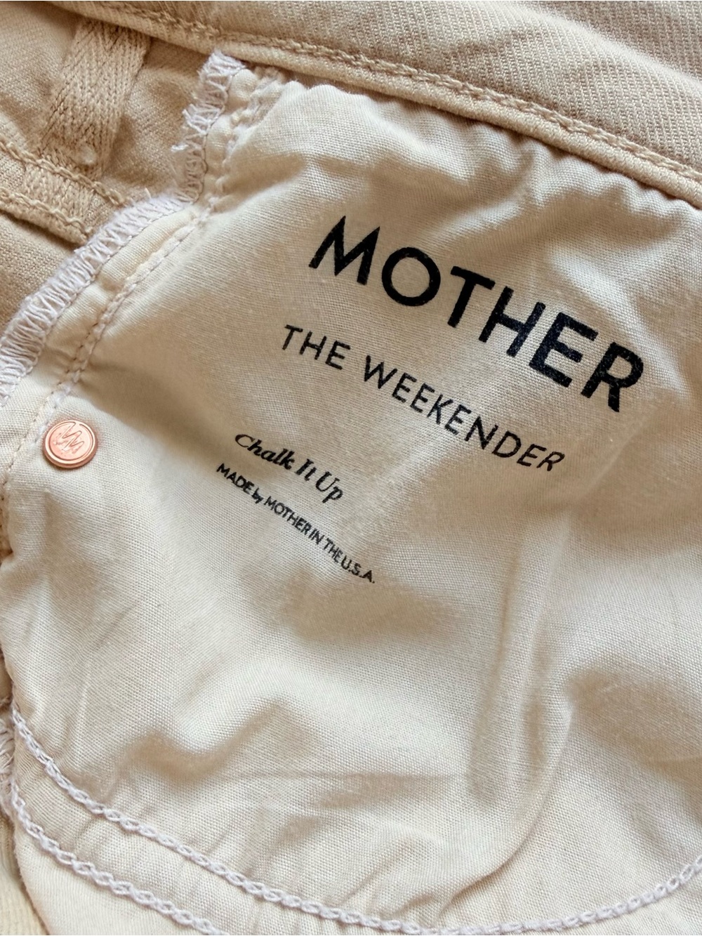 MOTHER The Weekender Flare Jeans – Chalk It Up | Premium Designer Denim - Picture 6 of 7